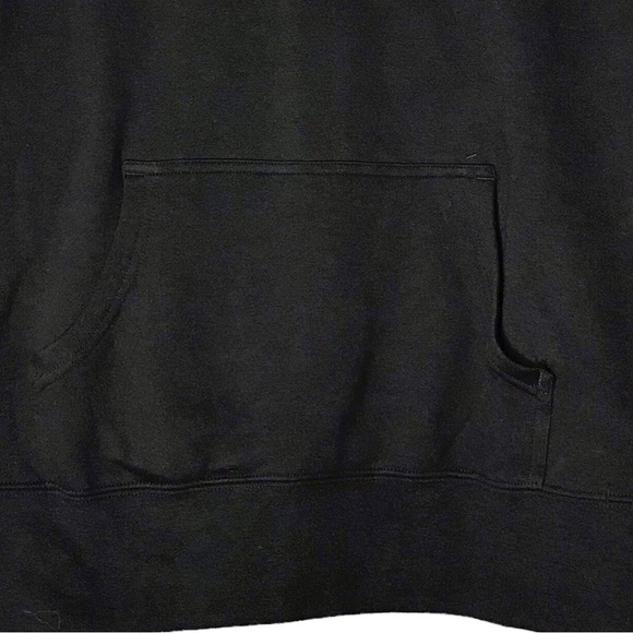 Marmot Black Pullover Hoodie Branded Grey Spellout Outdoors Cotton Blend Large - Picture 7 of 11